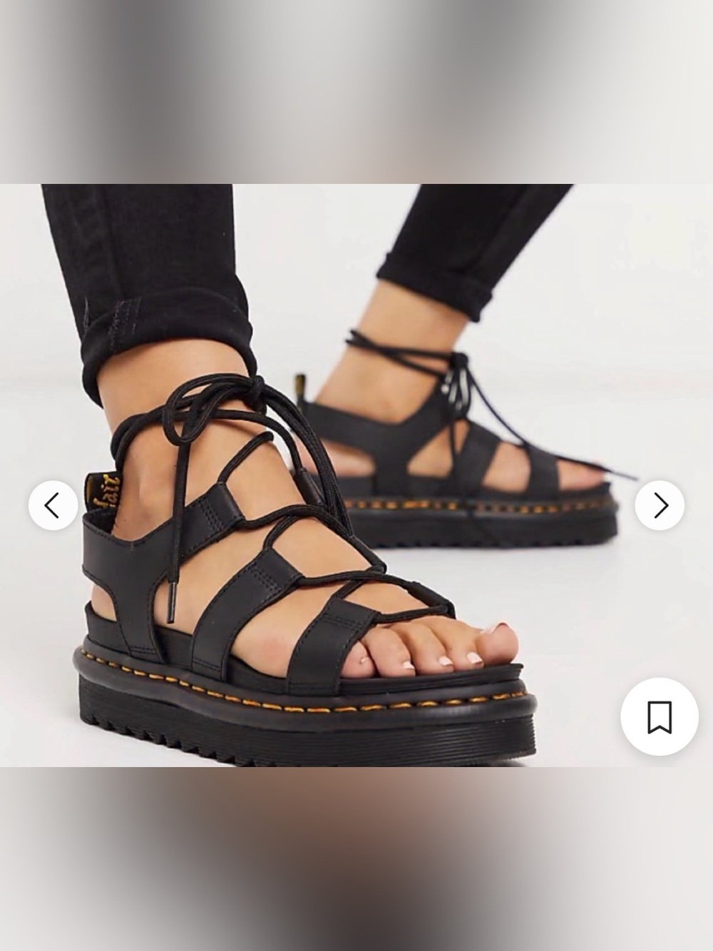 Dr. Martens Natilla Women’s Leather Gladiator Sandals!